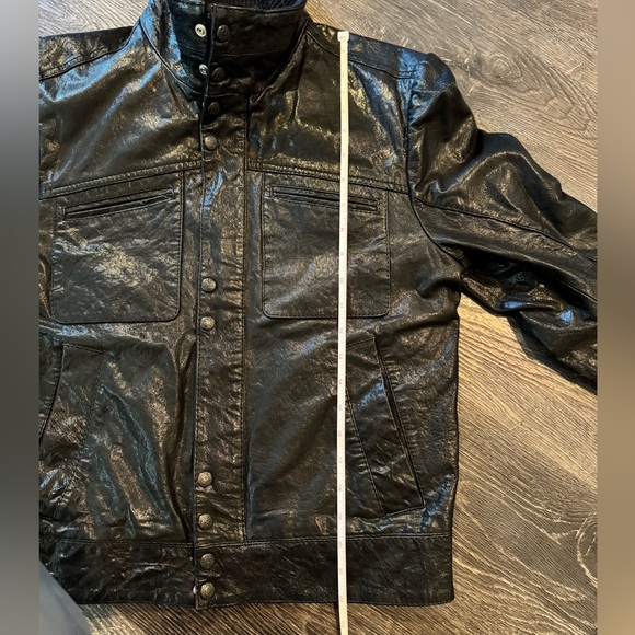 Rock & Republic Vintage Leather Motorcycle Jacket - Picture 3 of 11